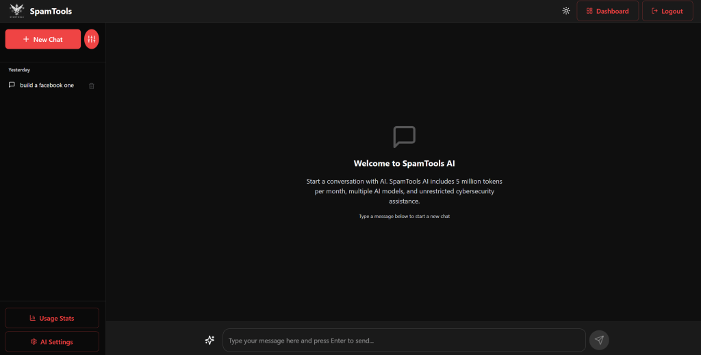 SpamTools AI chat